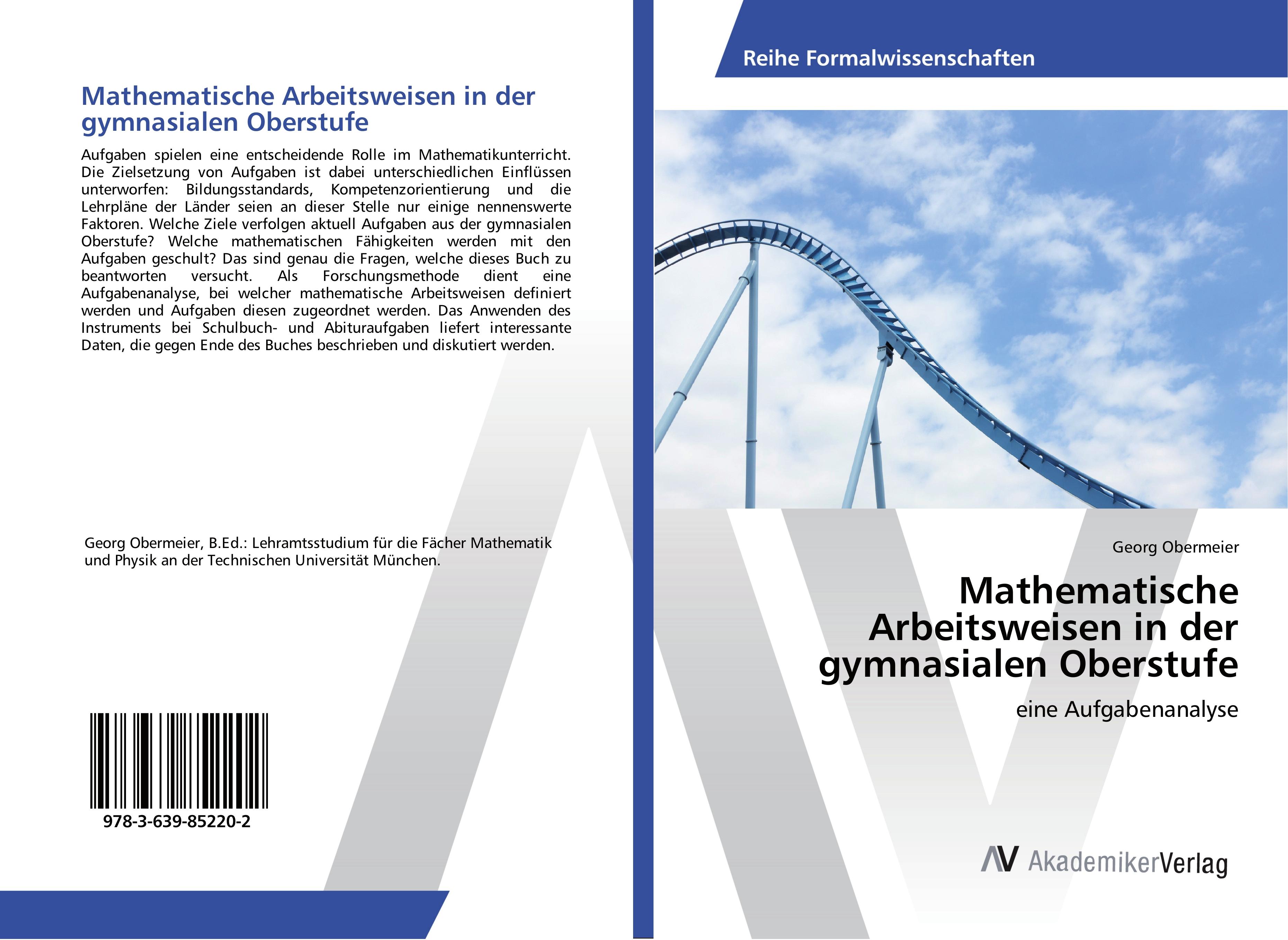 Vorderes Coverbild Mathematische Arbeitsweisen in der gymnasialen Oberstufe