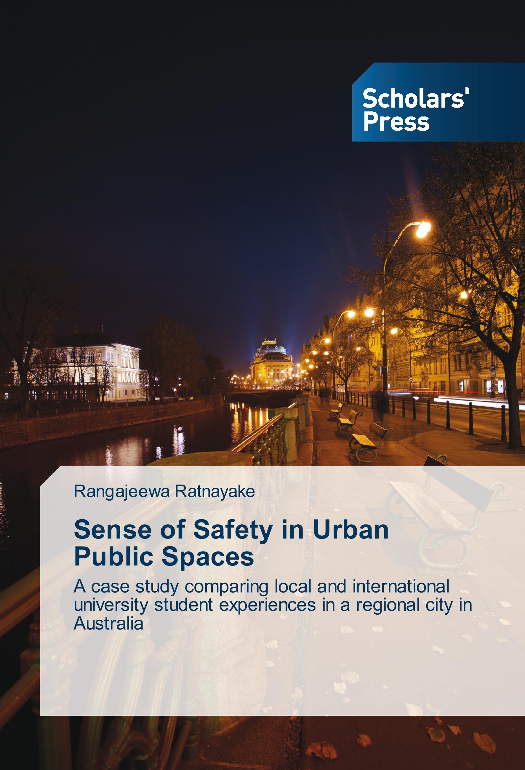 Vorderes Coverbild Sense of Safety in Urban Public Spaces