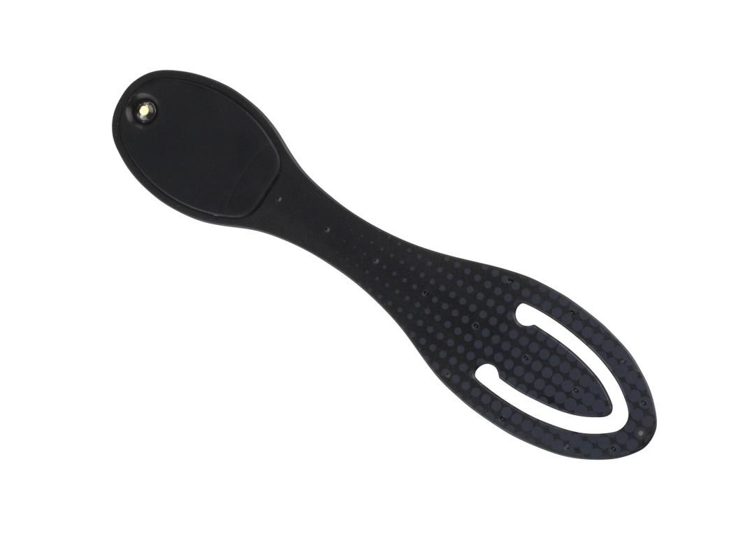 Vorderes Coverbild Flexilight Black Dots (schwarz) | 2 in 1 Leselampe & Lesezeichen | LED Leselicht | Geschenk für Leser, Buchliebhaber | Deutsche Ausgabe