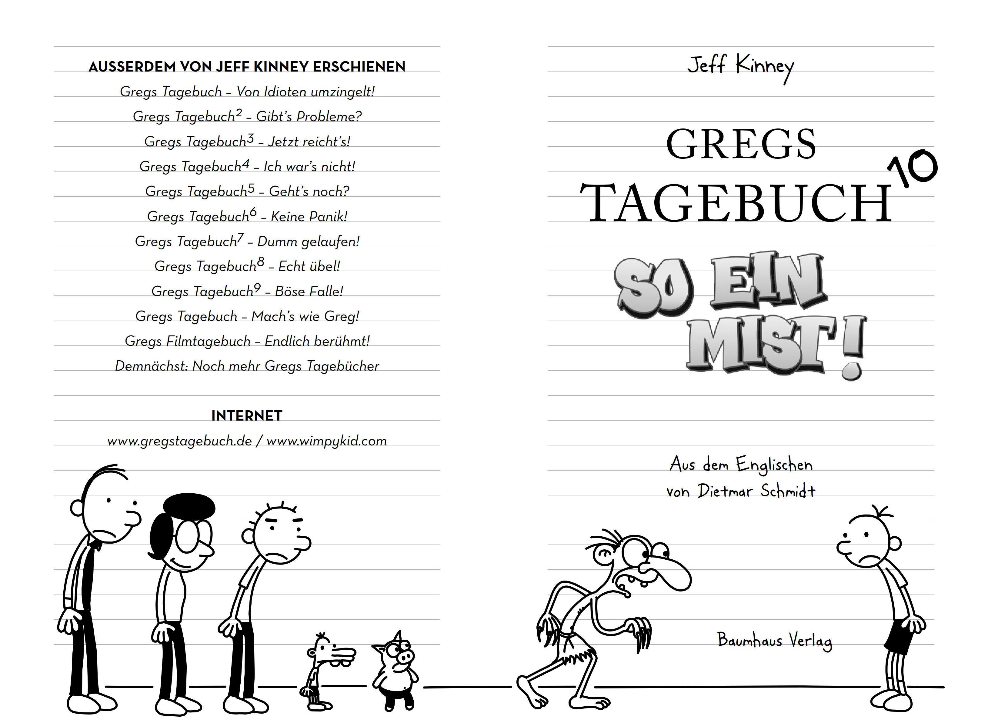 Beispielinhalt (Bild) Gregs Tagebuch 10 - So ein Mist!