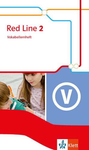 Vorderes Coverbild Red Line 2. Vokabellernheft. Ausgabe 2014