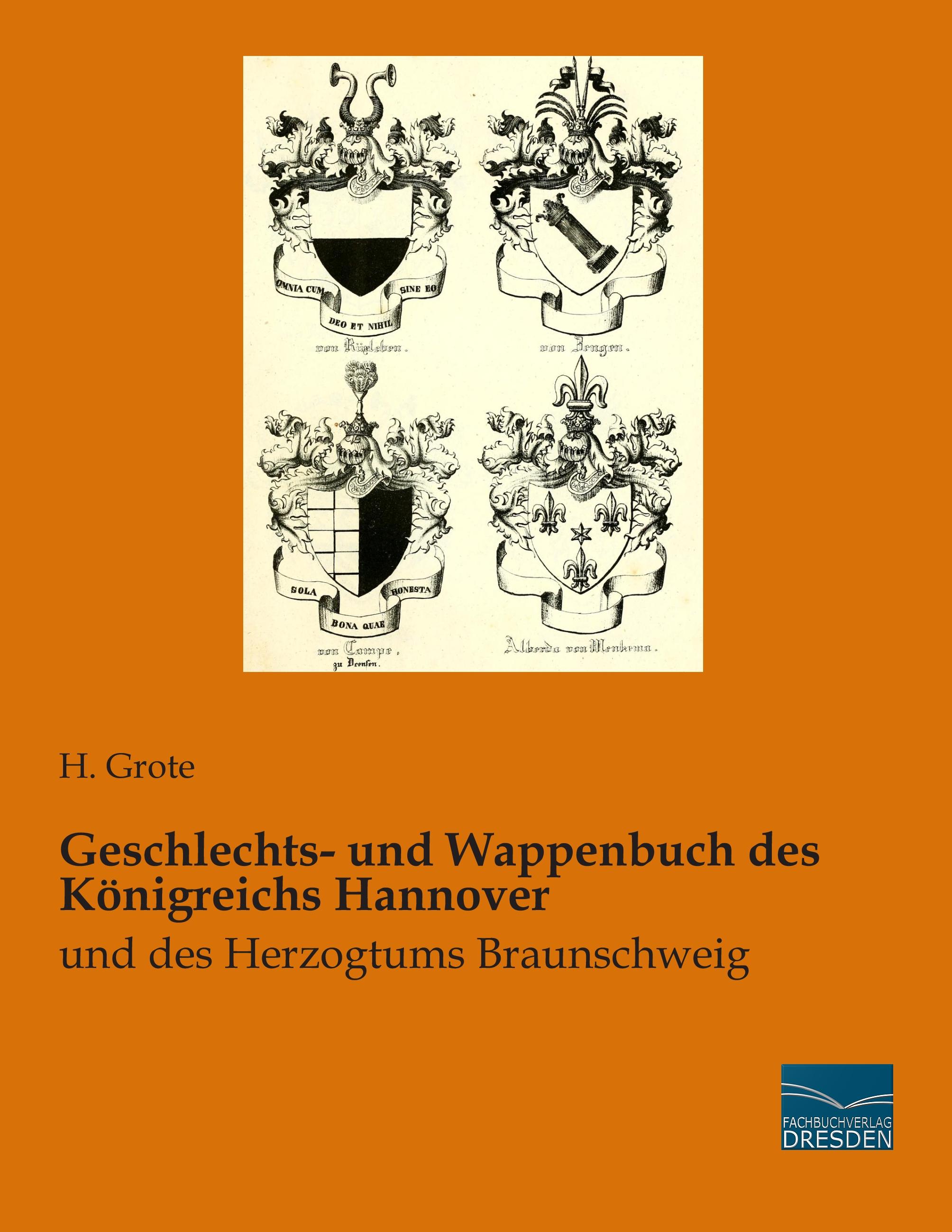 Vorderes Coverbild Geschlechts- und Wappenbuch des Königreichs Hannover