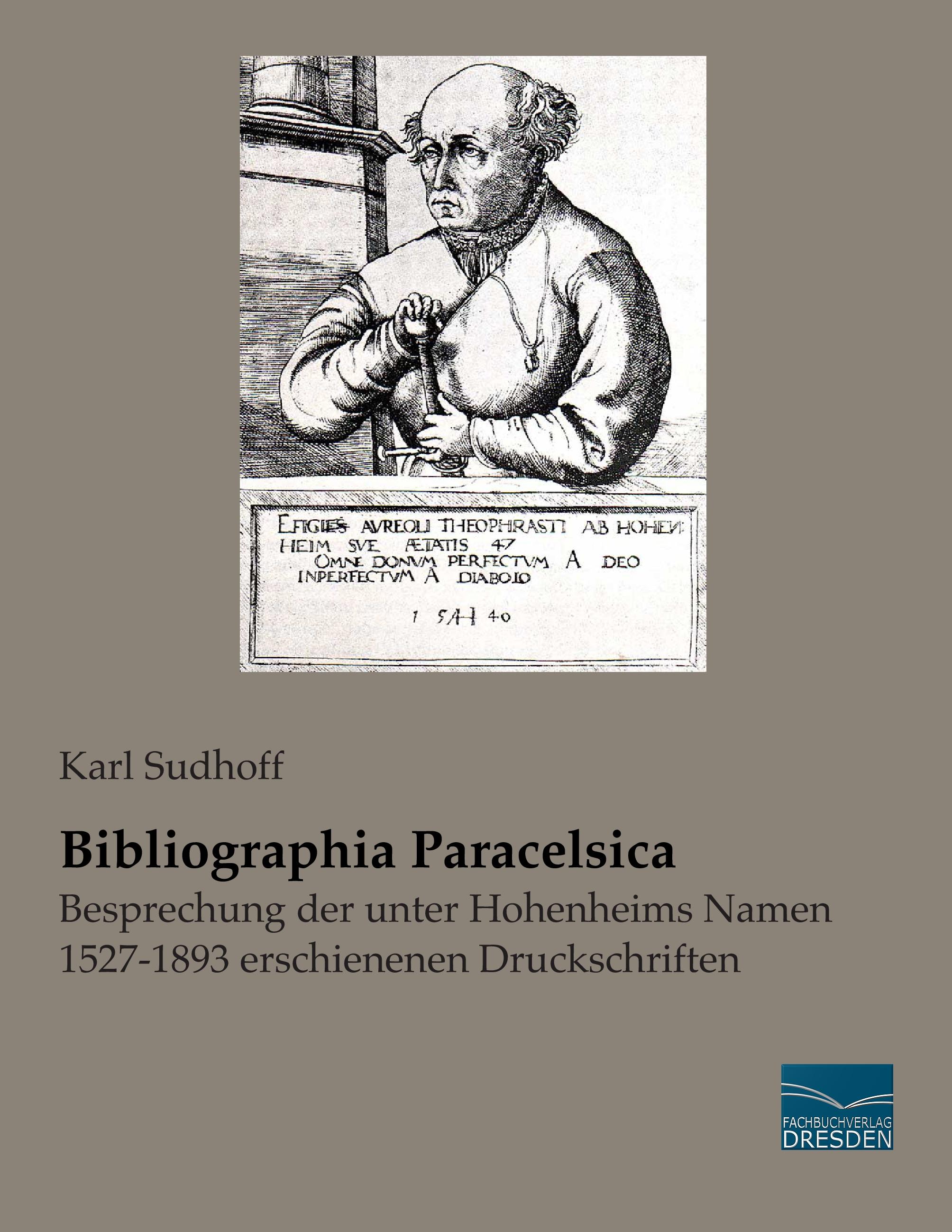 Vorderes Coverbild Bibliographia Paracelsica