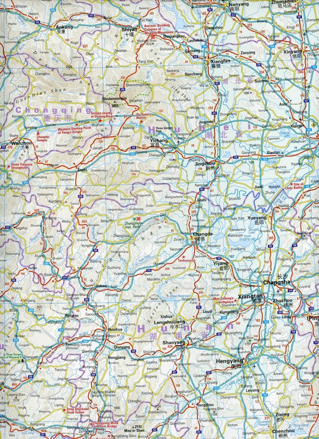 Beispielinhalt (Bild) Reise Know-How Landkarte China, Ost 1 : 2.700.000