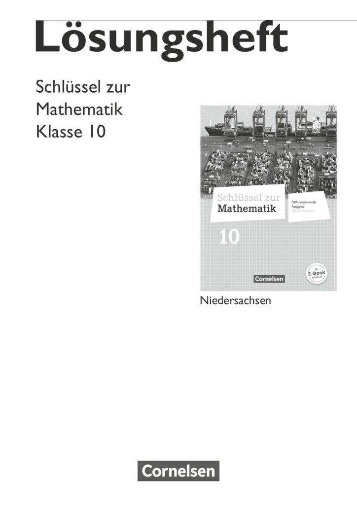 Vorderes Coverbild Schlüssel zur Mathematik 10. Schuljahr. Lösungen zum Schülerbuch. Differenzierende Ausgabe Niedersachsen