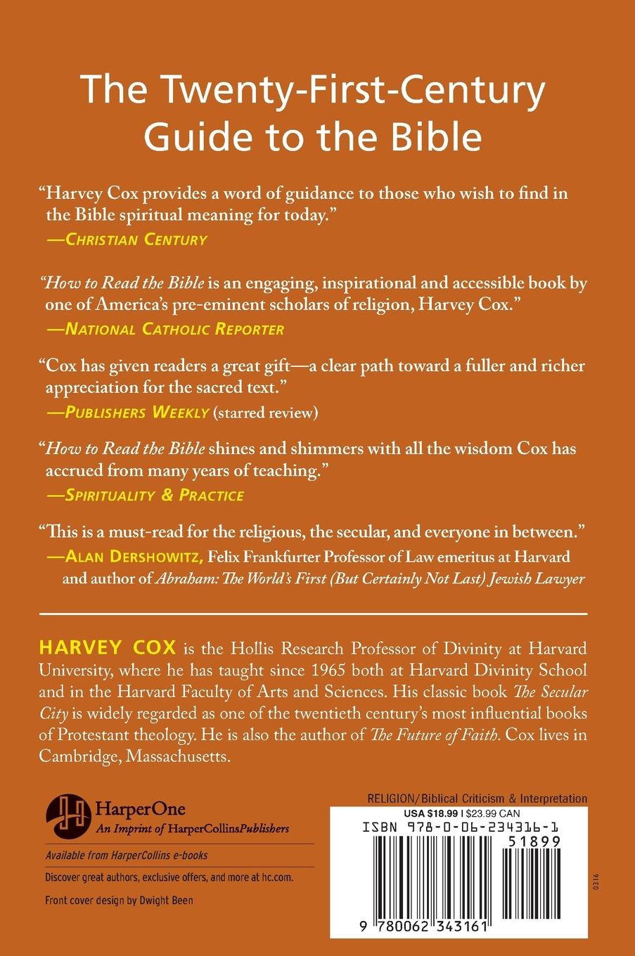 Rückseitencover How to Read the Bible