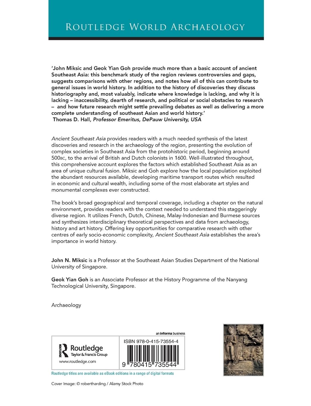 Rückseitencover Ancient Southeast Asia