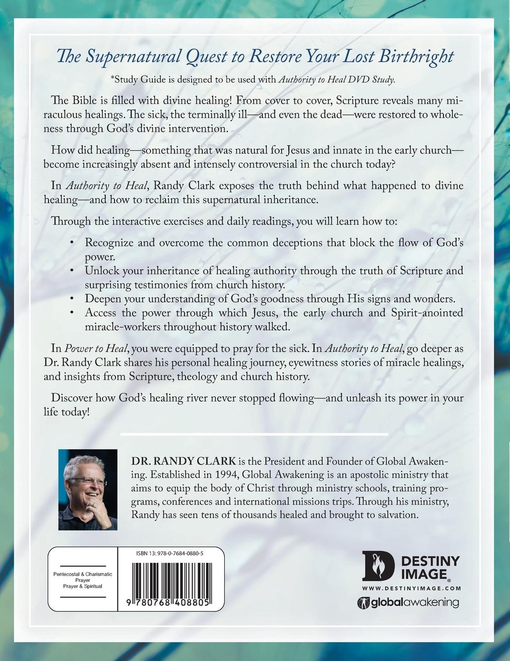 Rückseitencover Authority to Heal Study Guide