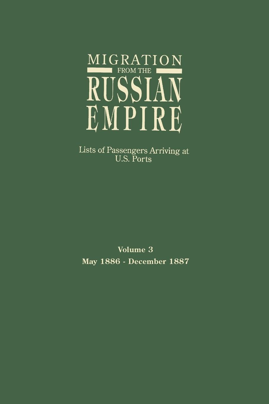 Vorderes Coverbild Migration from the Russian Empire