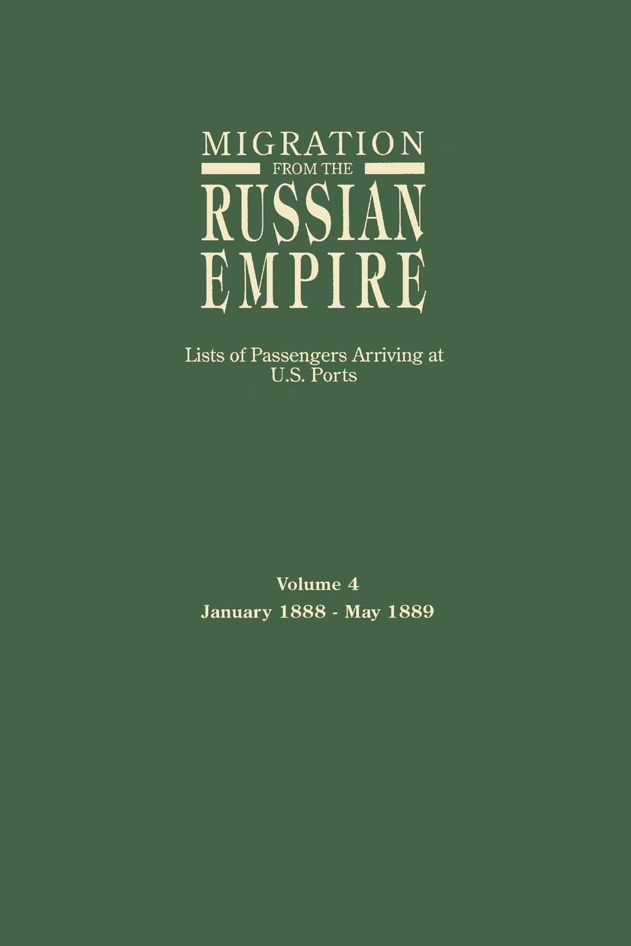 Vorderes Coverbild Migration from the Russian Empire