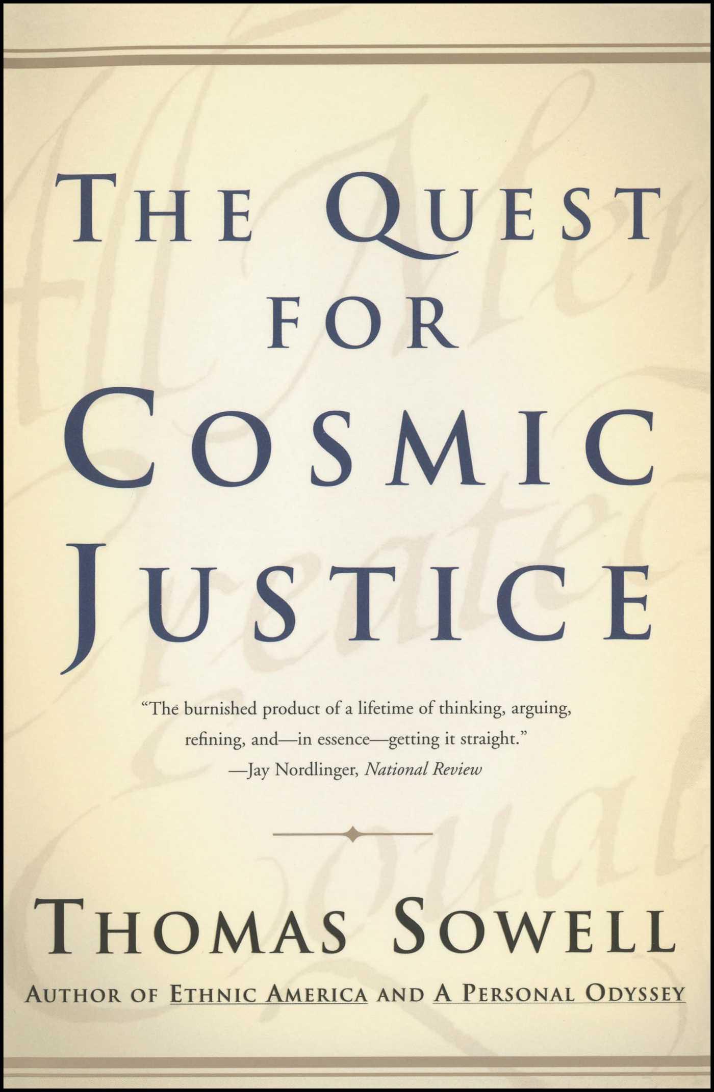 Vorderes Coverbild The Quest for Cosmic Justice