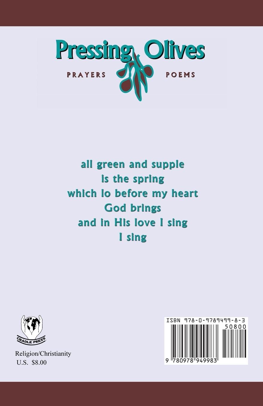 Rückseitencover Pressing Olives