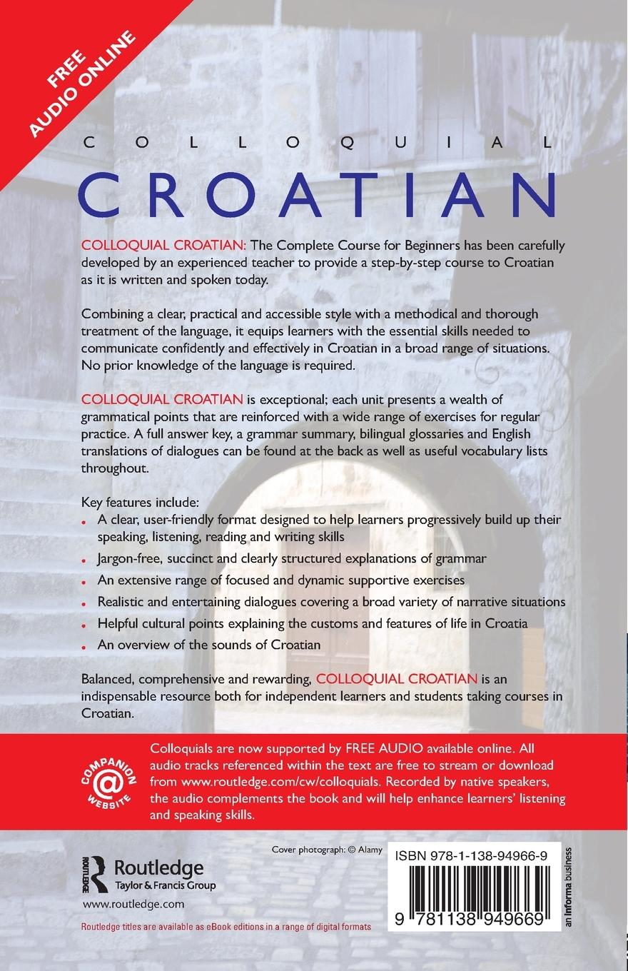 Rückseitencover Colloquial Croatian