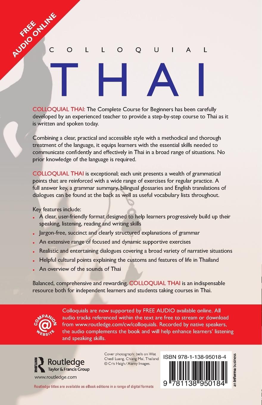 Rückseitencover Colloquial Thai