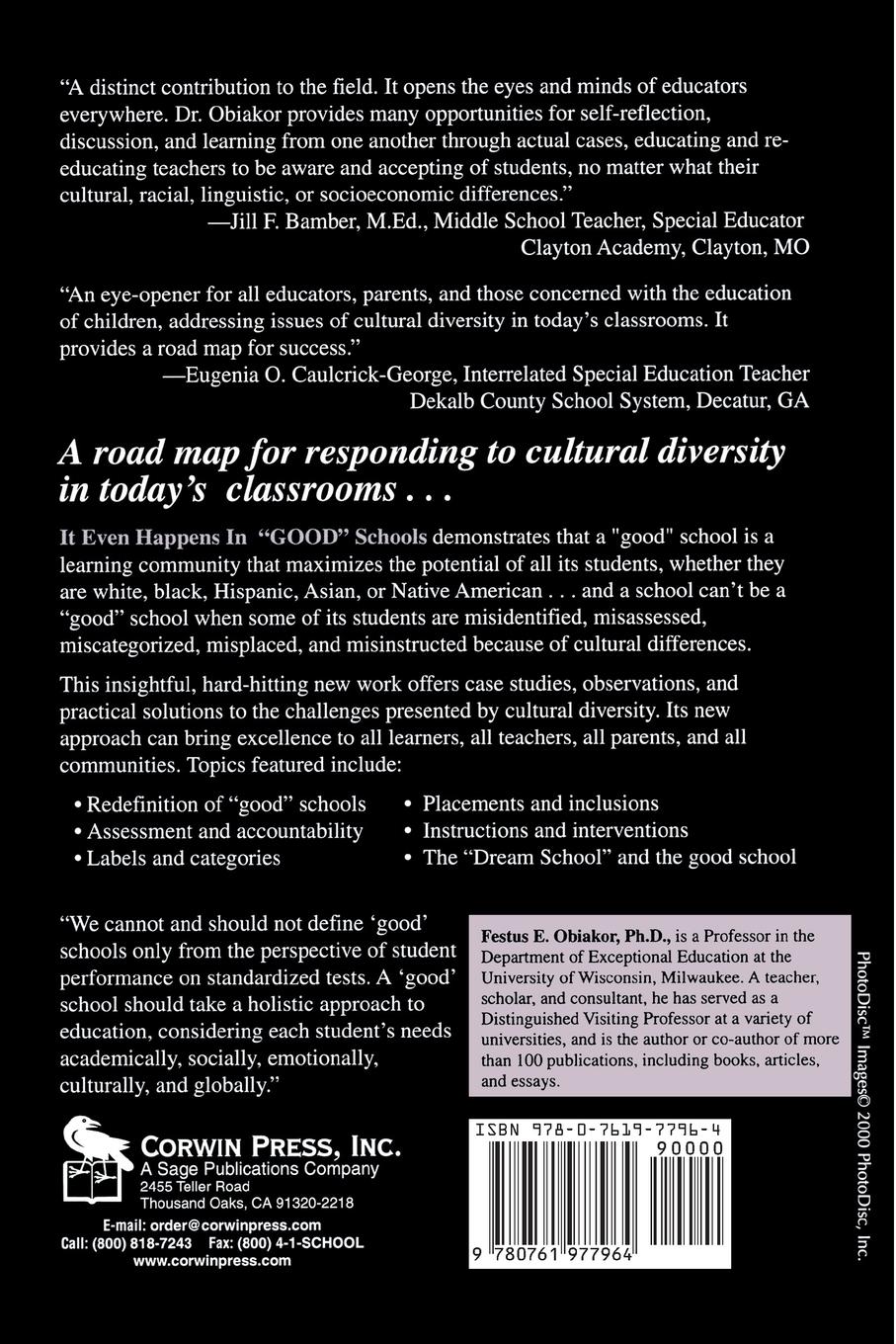 Rückseitencover It Even Happens in "Good" Schools