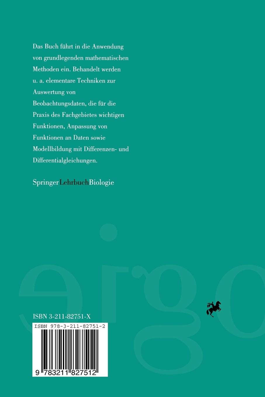 Rückseitencover Biomathematik