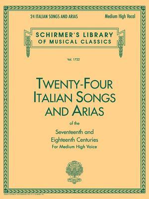 Vorderes Coverbild 24 Italian Songs & Arias - Medium High Voice