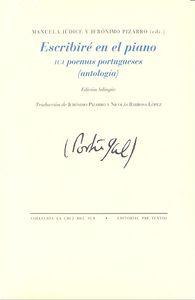 Vorderes Coverbild Escribiré en el piano : 101 poemas portugueses : antología
