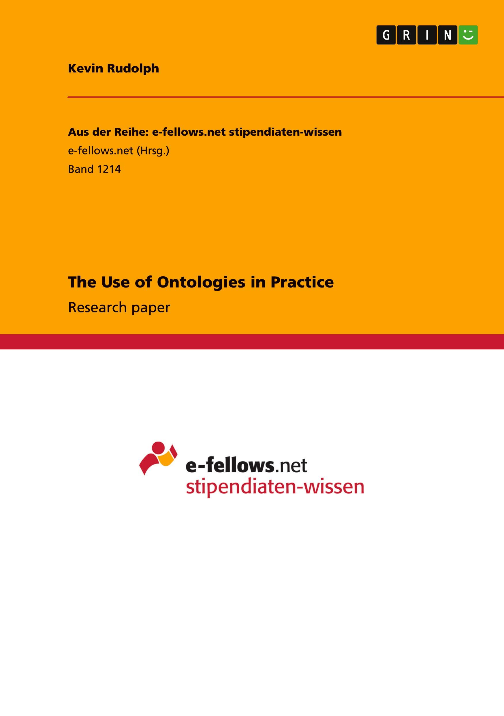 Vorderes Coverbild The Use of Ontologies in Practice