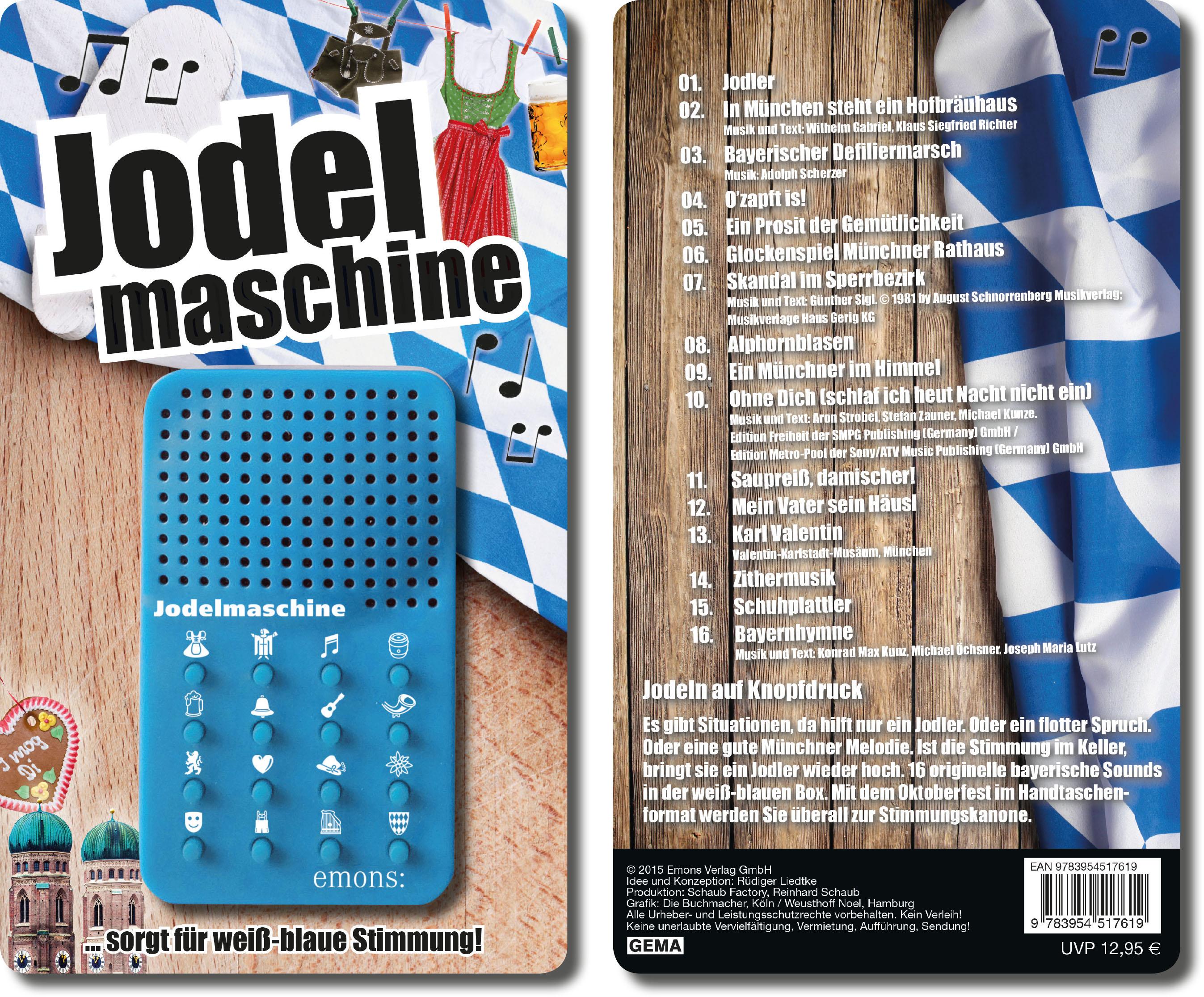 Vorderes Coverbild Jodelmaschine