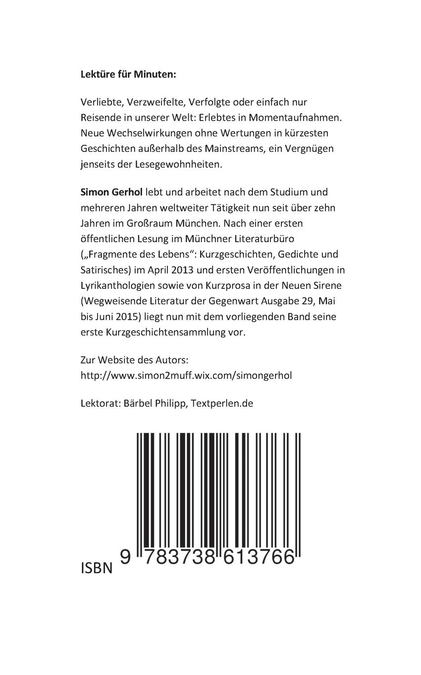 Rückseitencover Reisende ohne Eigenschaften