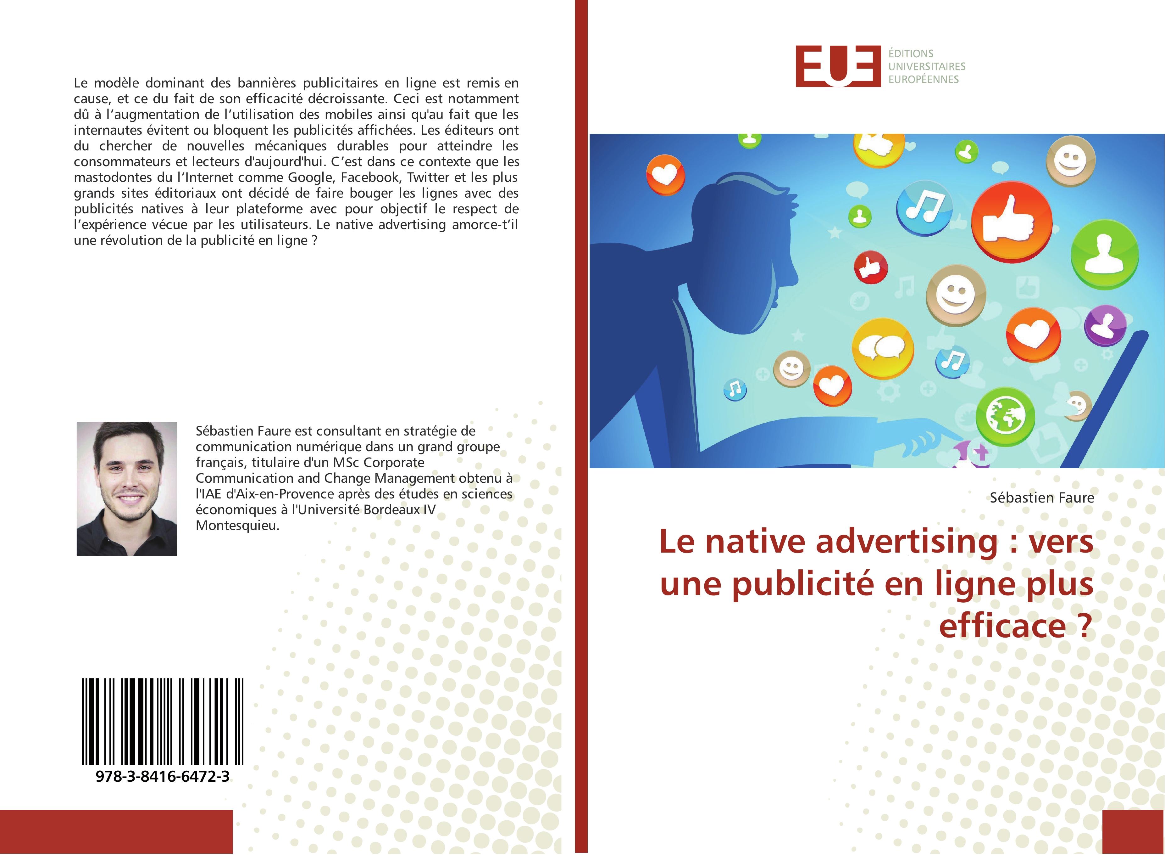 Vorderes Coverbild Le native advertising : vers une publicité en ligne plus efficace ?