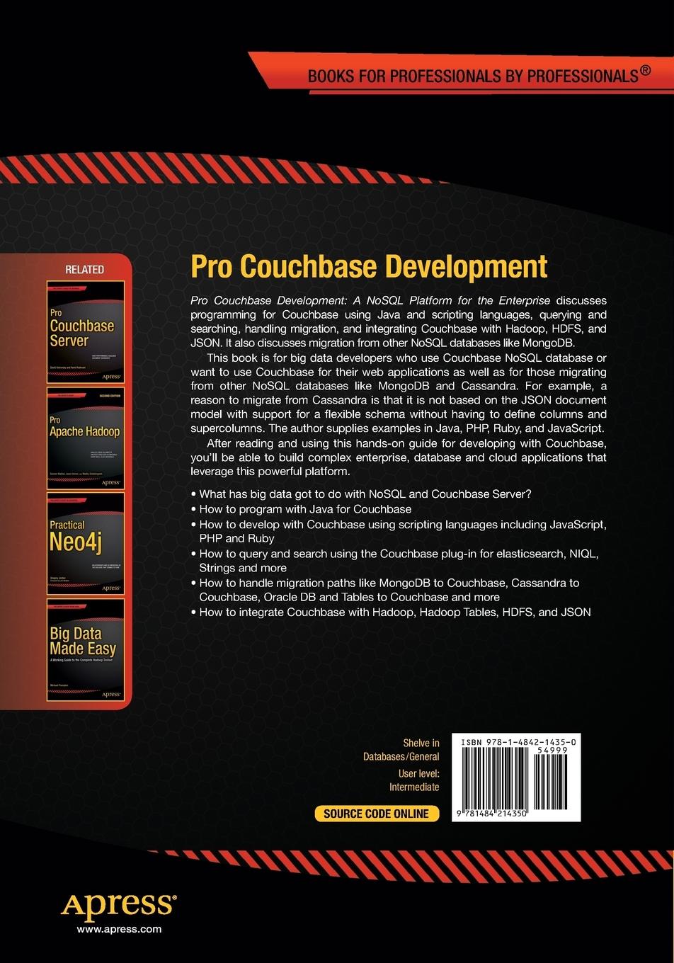 Rückseitencover Pro Couchbase Development