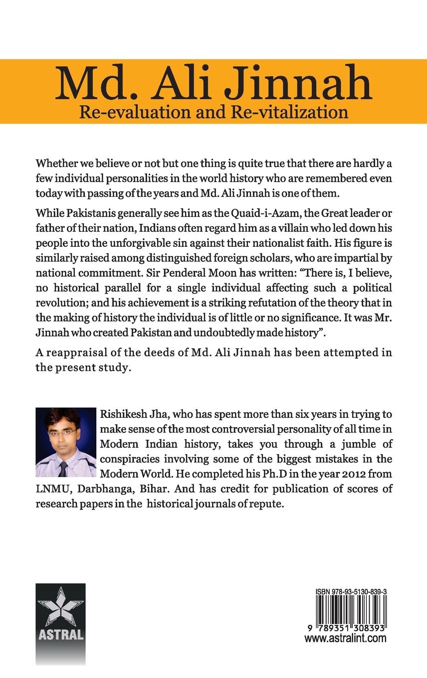 Rückseitencover Md. Ali Jinnah