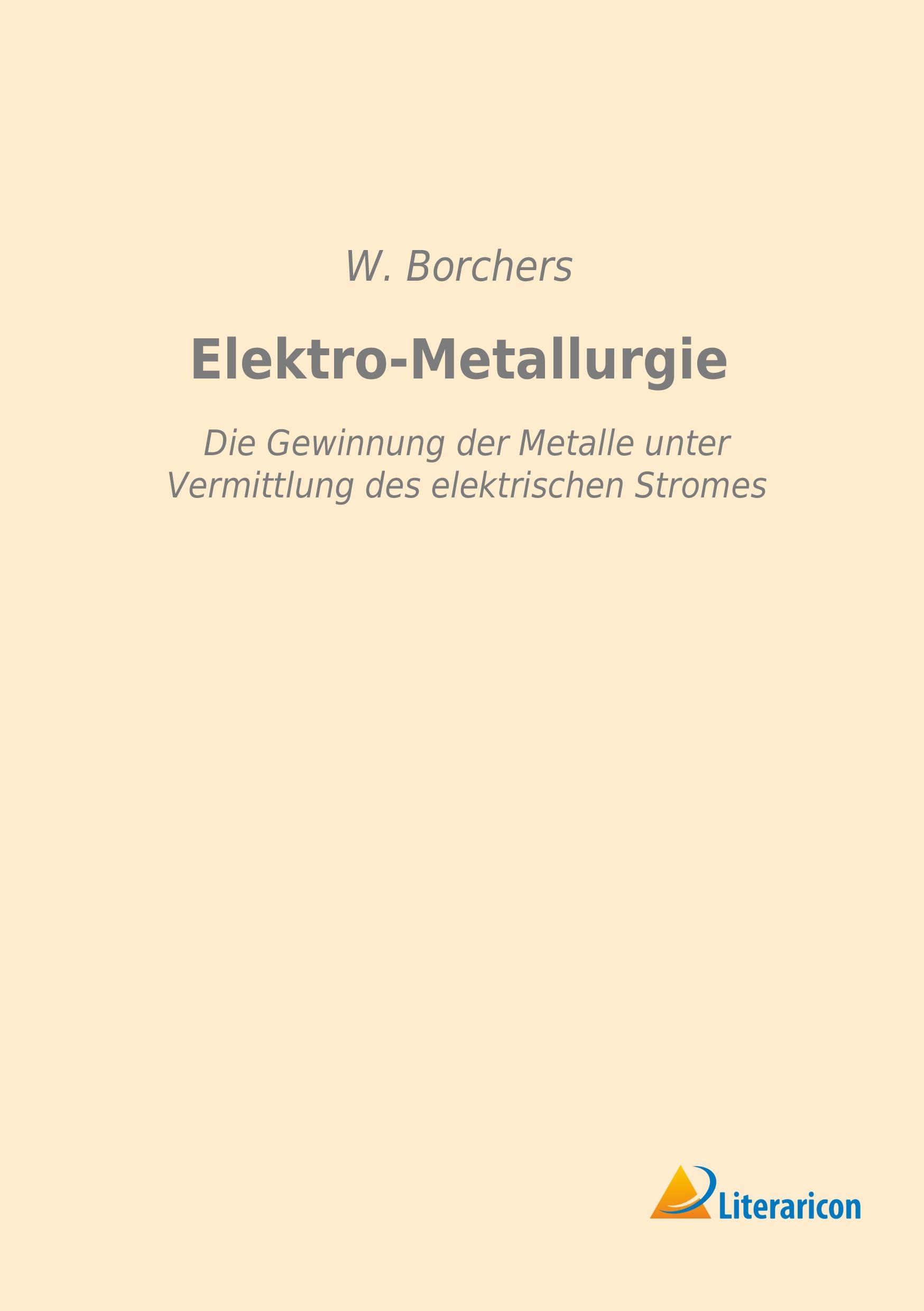Vorderes Coverbild Elektro-Metallurgie