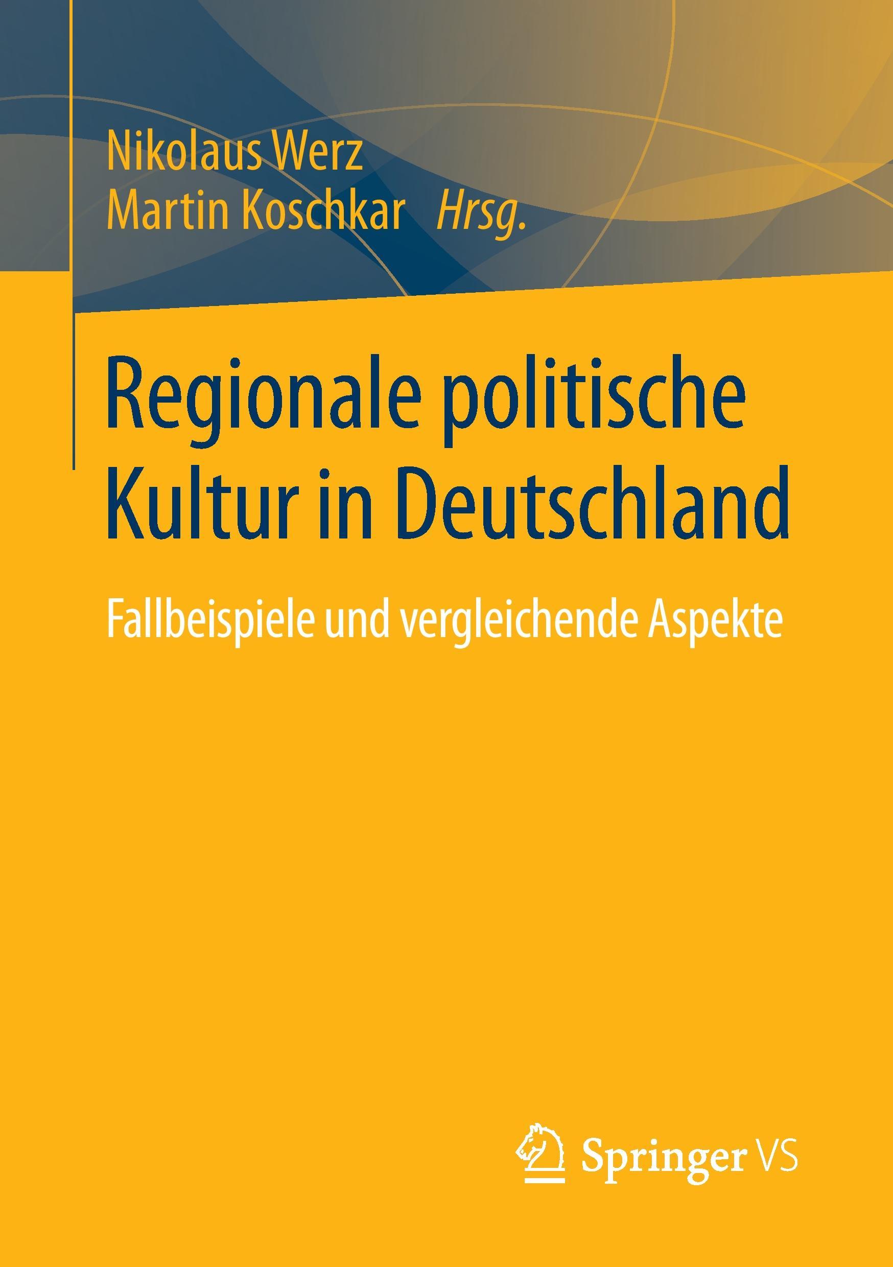 Vorderes Coverbild Regionale politische Kultur in Deutschland