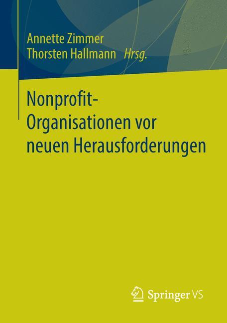 Vorderes Coverbild Nonprofit-Organisationen vor neuen Herausforderungen