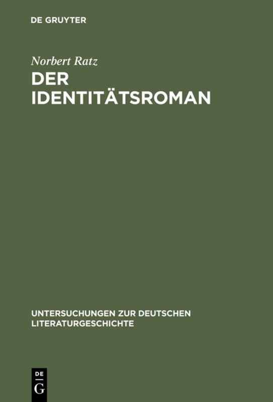 Vorderes Coverbild Der Identitätsroman