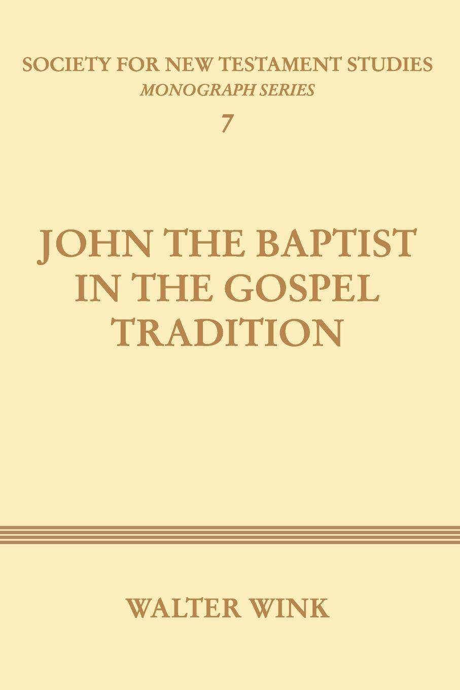 Vorderes Coverbild John The Baptist in the Gospel Tradition