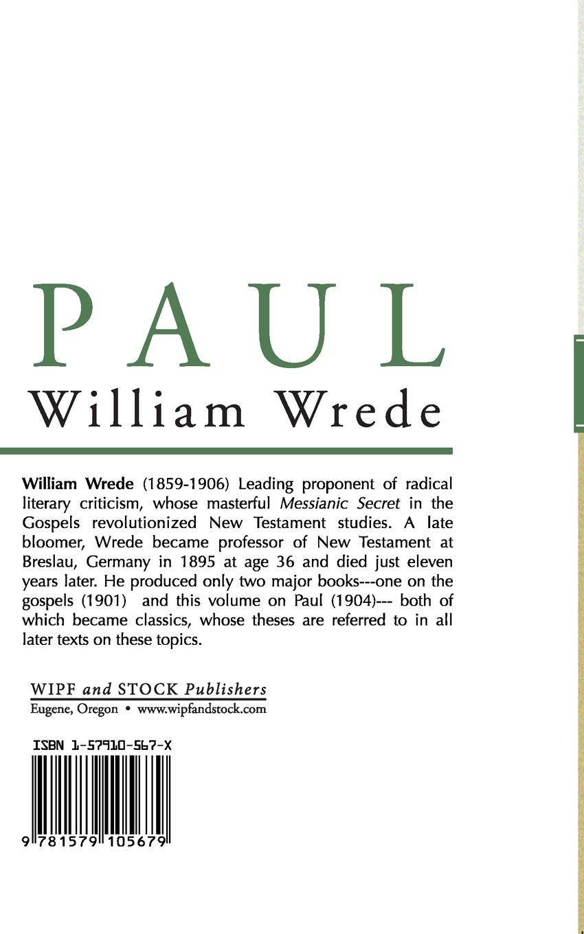 Rückseitencover Paul