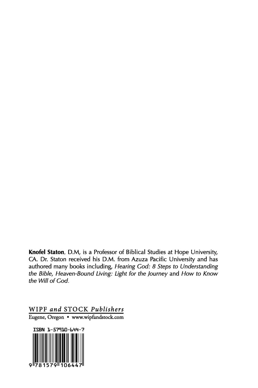 Rückseitencover Thirteen Lessons on First, Second, and Third John