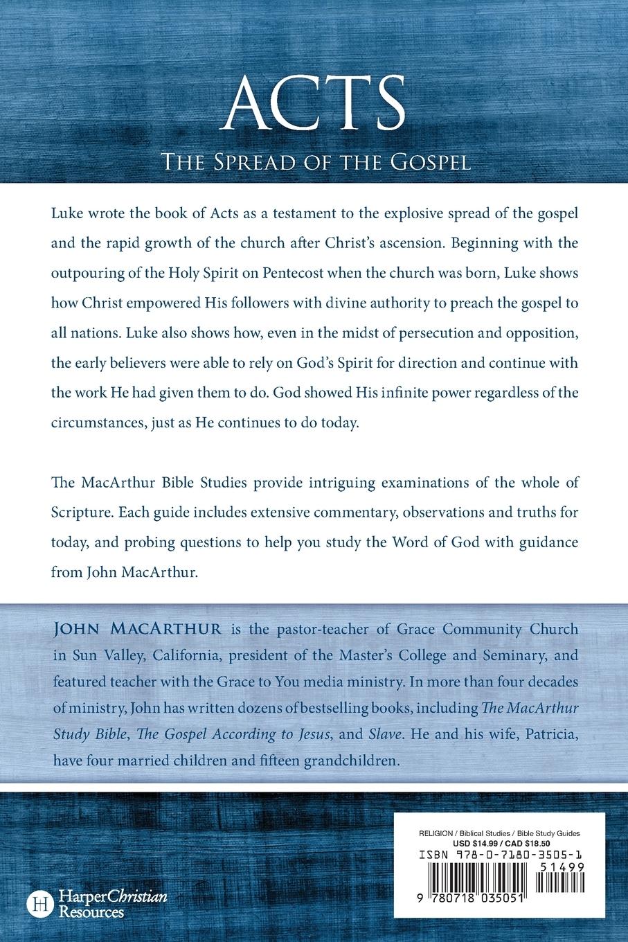 Rückseitencover The Acts