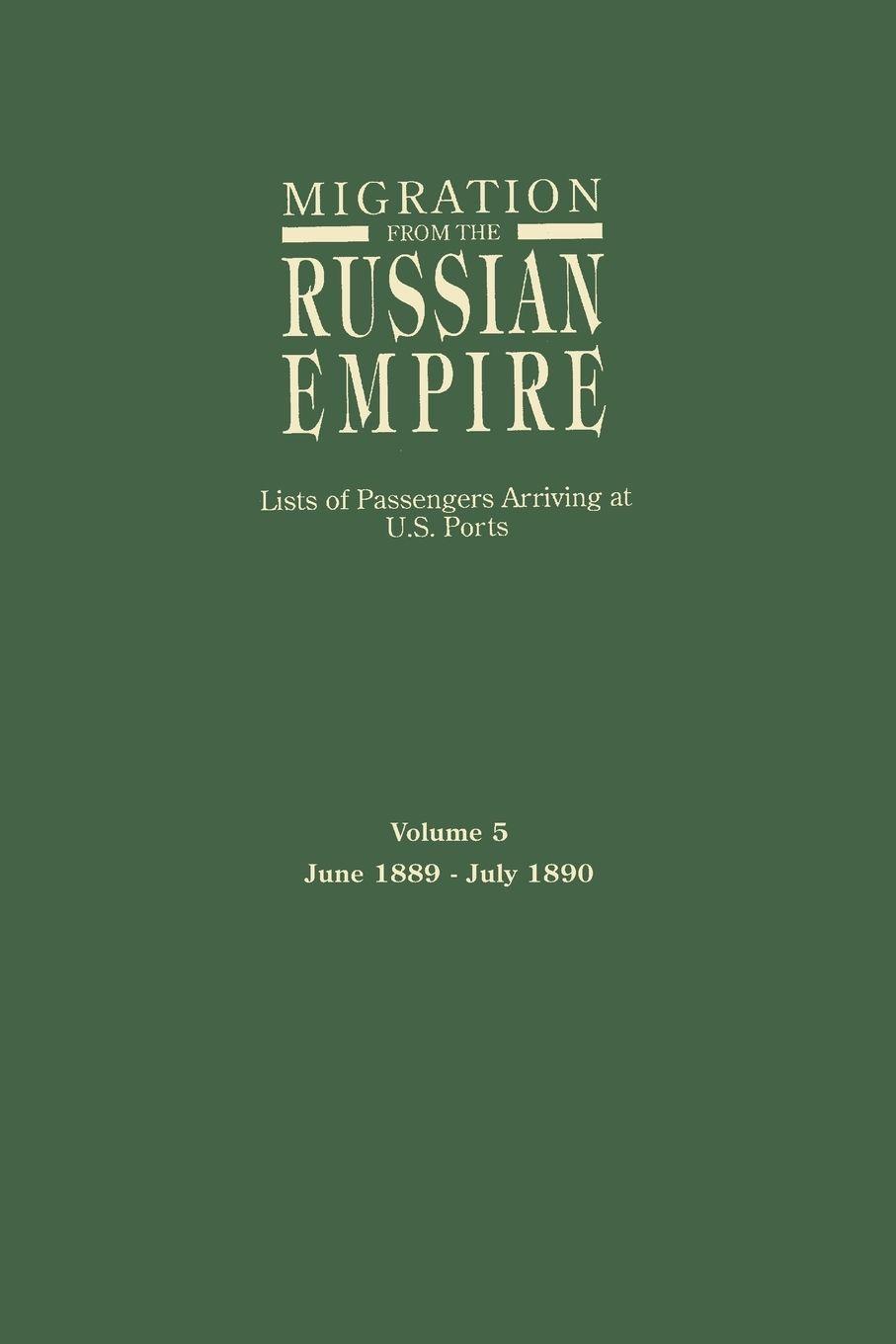 Vorderes Coverbild Migration from the Russian Empire