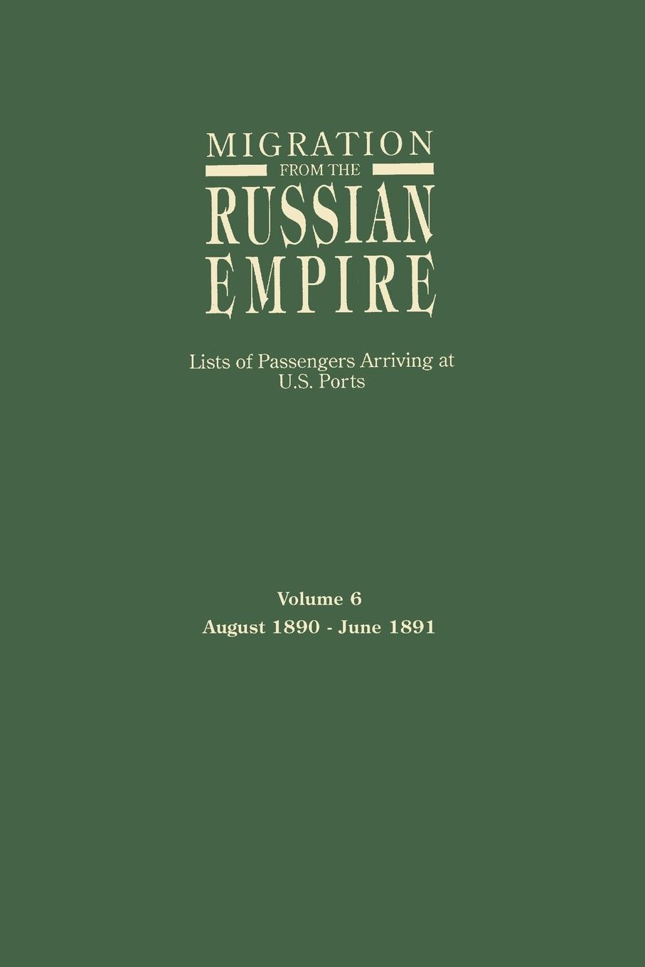 Vorderes Coverbild Migration from the Russian Empire