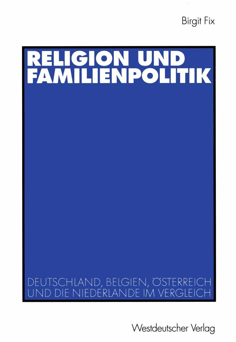 Vorderes Coverbild Religion und Familienpolitik