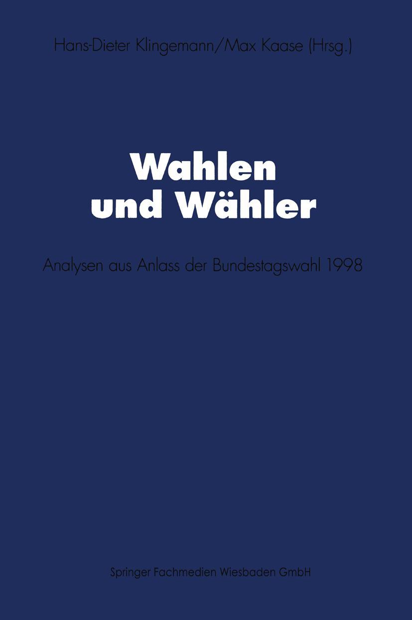 Vorderes Coverbild Wahlen und Wähler