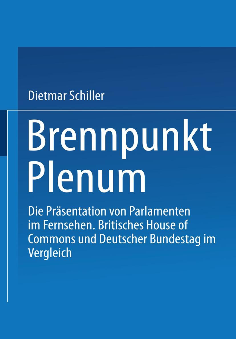 Vorderes Coverbild Brennpunkt Plenum