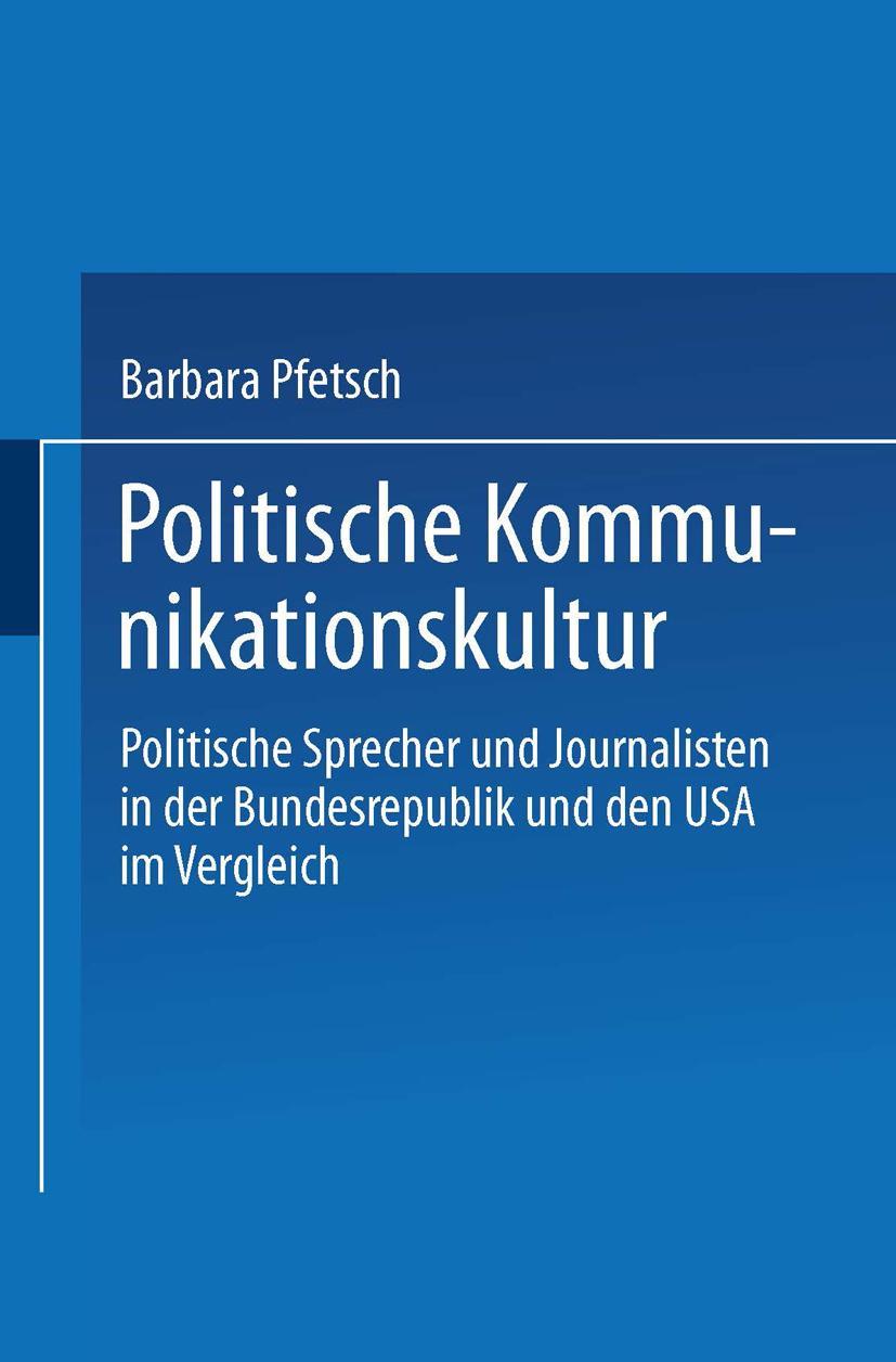 Vorderes Coverbild Politische Kommunikationskultur