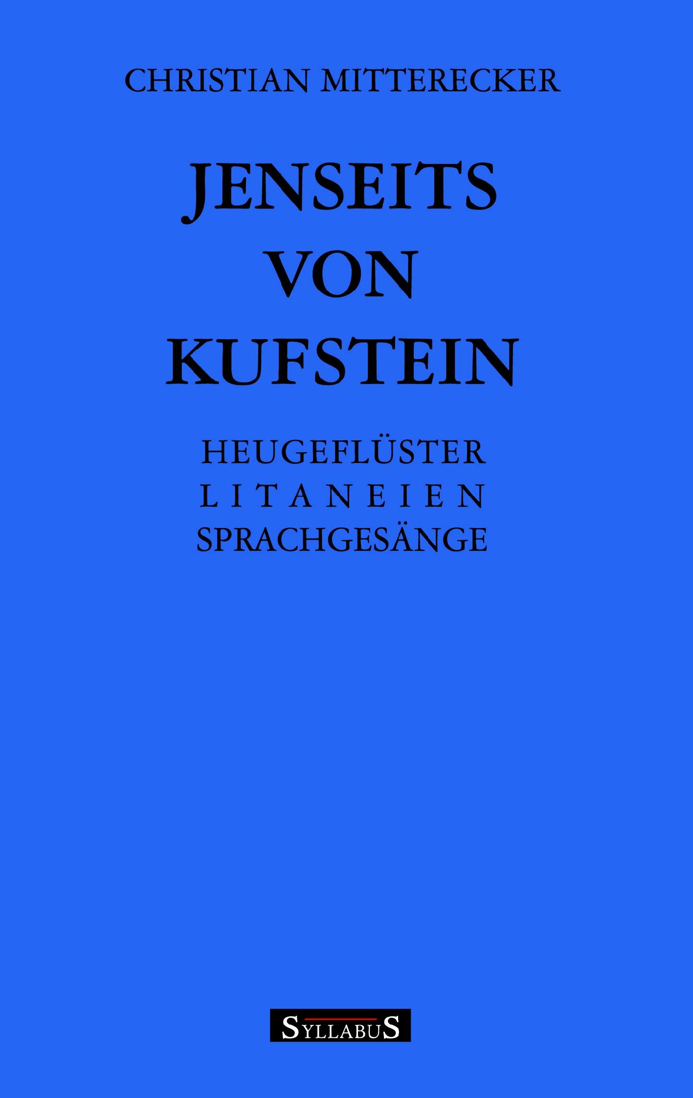 Vorderes Coverbild Jenseits von Kufstein