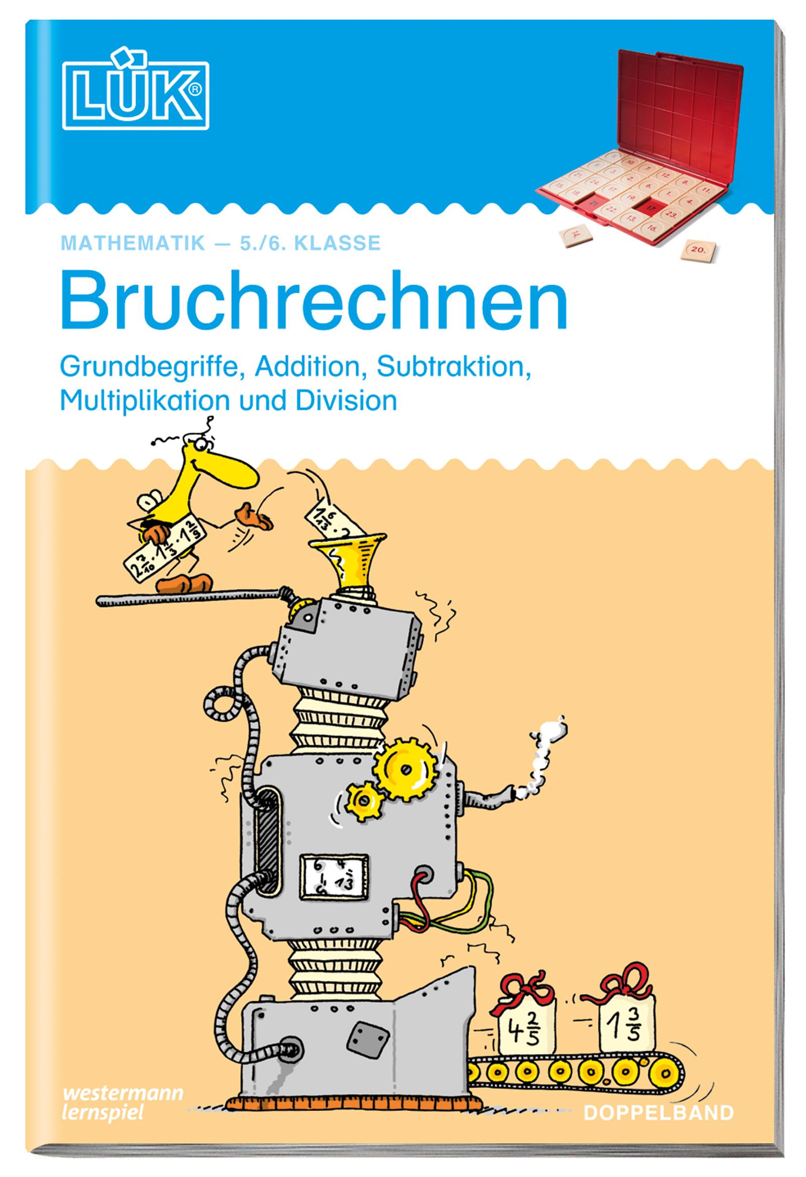 Vorderes Coverbild LÜK Bruchrechnen. 5./6. Klasse. Doppelband