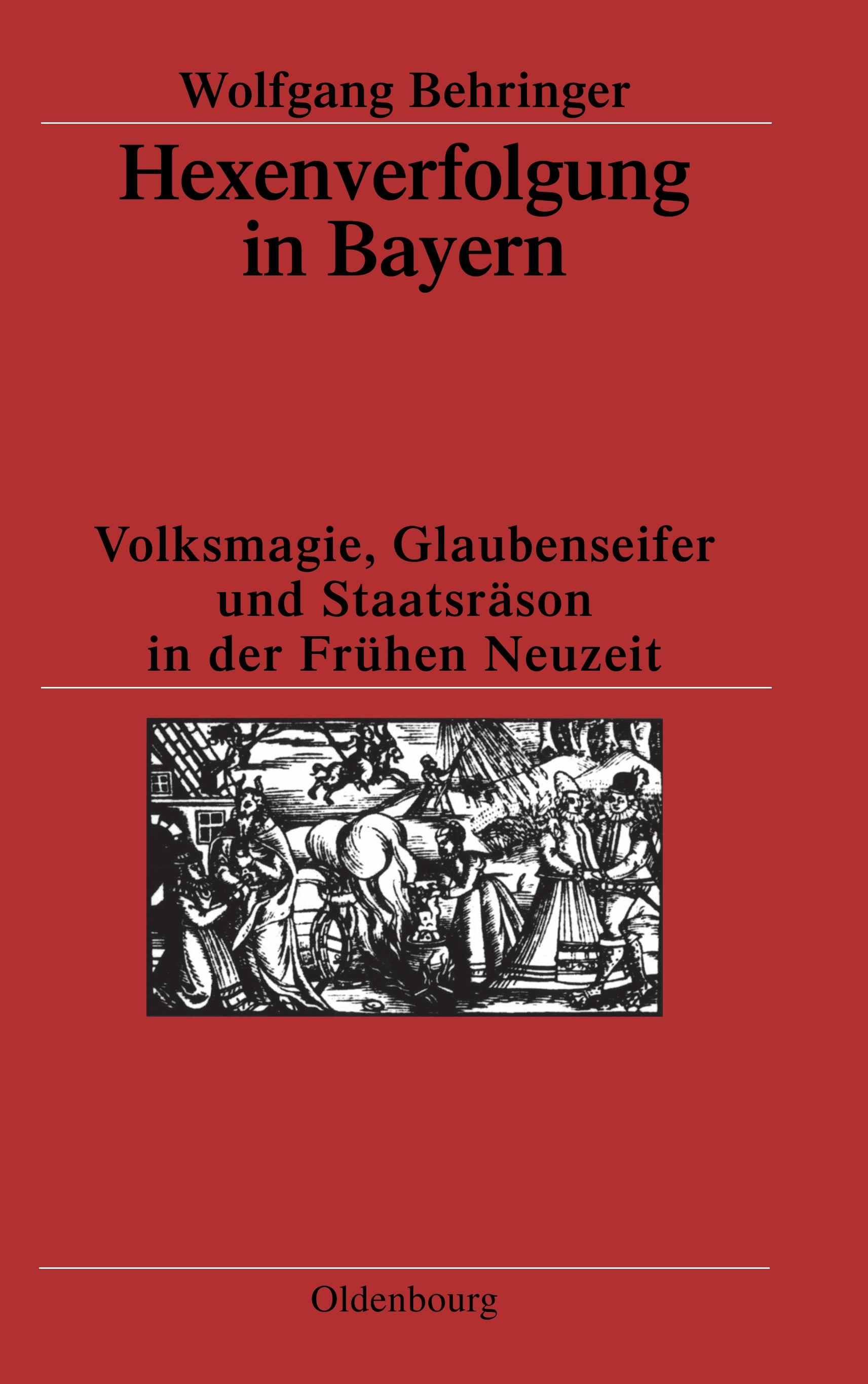 Vorderes Coverbild Hexenverfolgung in Bayern