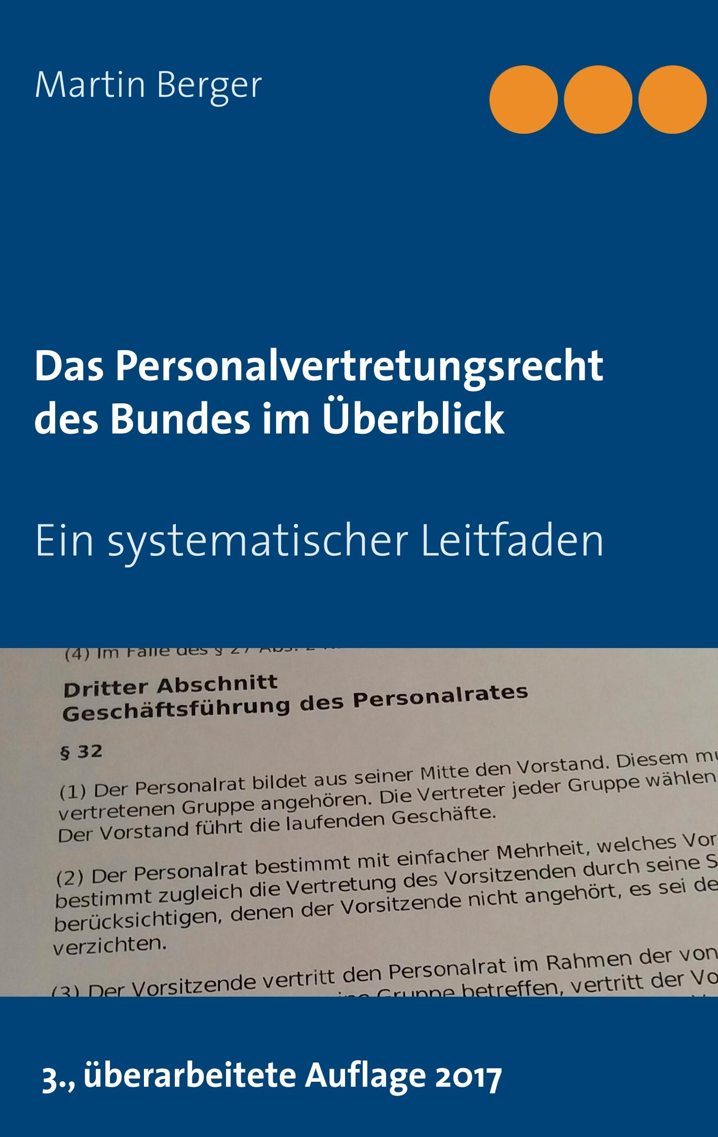 Vorderes Coverbild Das Personalvertretungsrecht des Bundes im Überblick