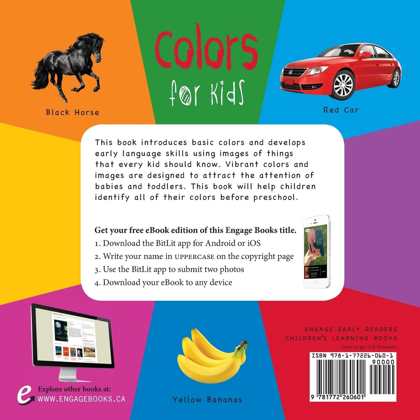 Rückseitencover Colors for Kids age 1-3 (Engage Early Readers