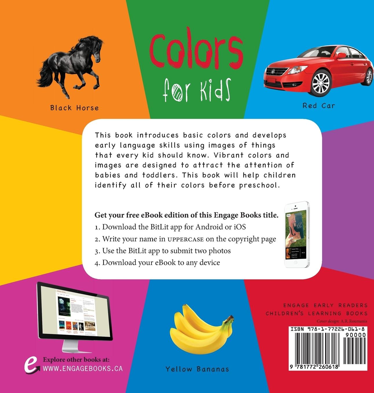 Rückseitencover Colors for Kids age 1-3 (Engage Early Readers