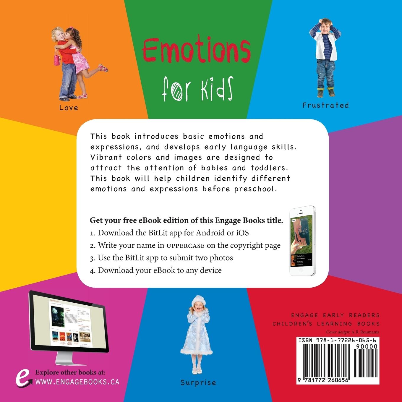 Rückseitencover Emotions for Kids age 1-3 (Engage Early Readers