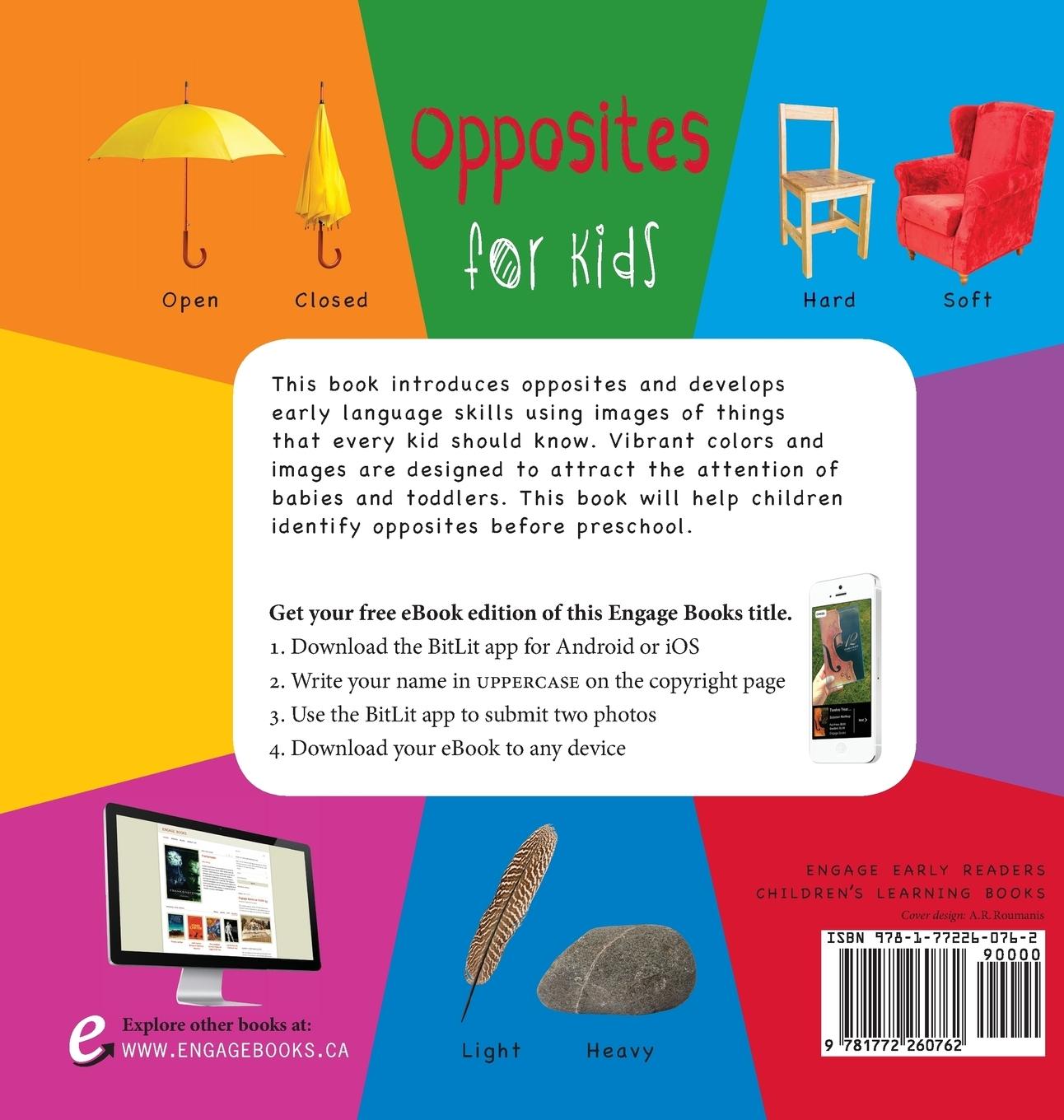 Rückseitencover Opposites for Kids age 1-3 (Engage Early Readers